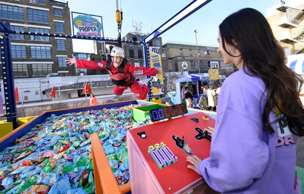 Human Claw Machine Marketing Activation